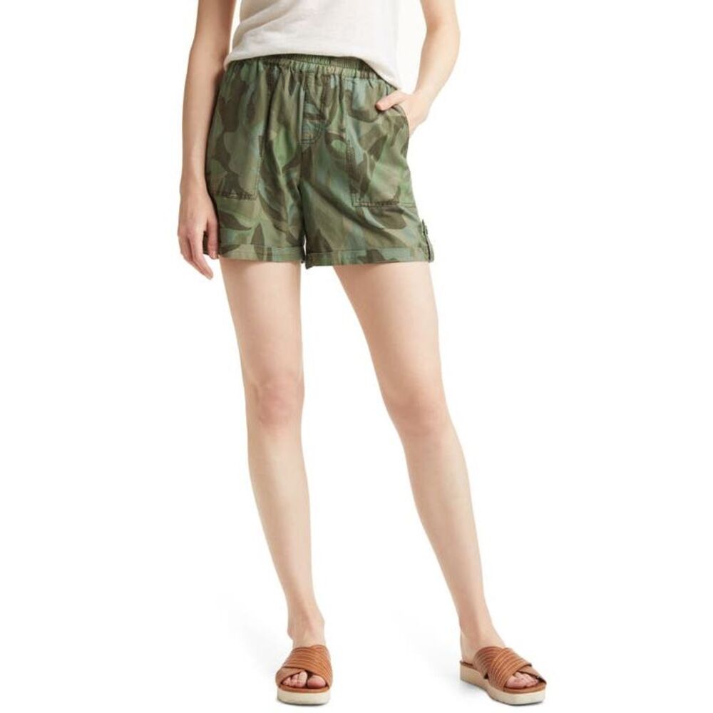 Sanctuary Trail Blazer Printed Shorts In Palm Camo - 24